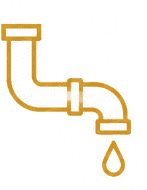 Pipe leaks icon