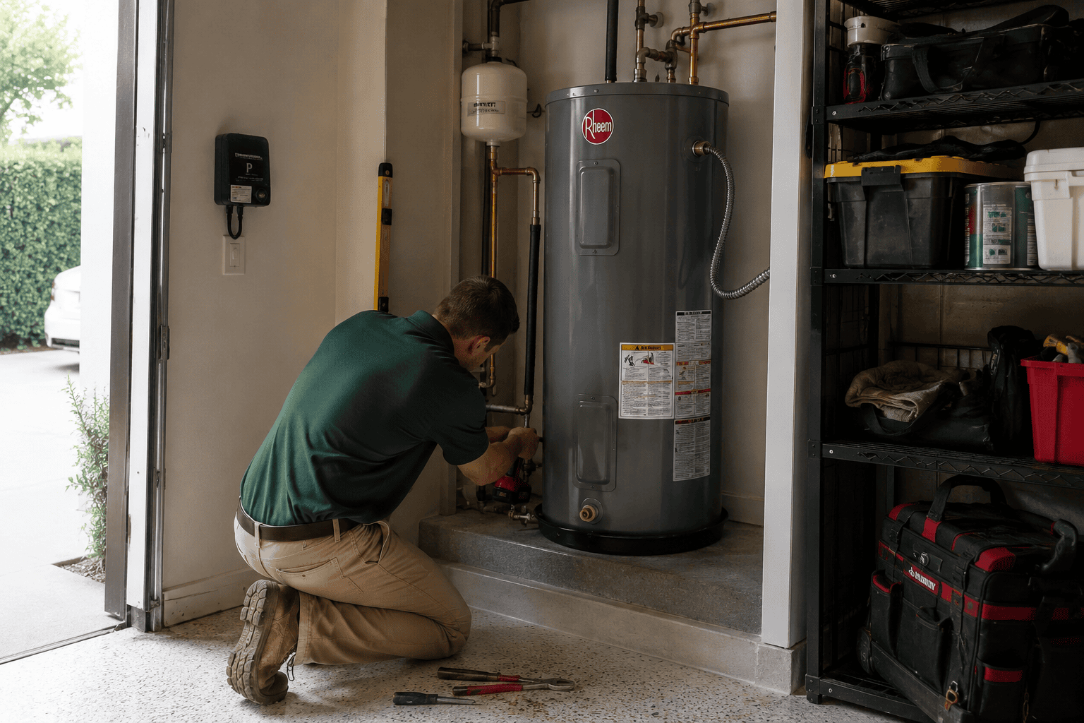 Water heater repair and installation service