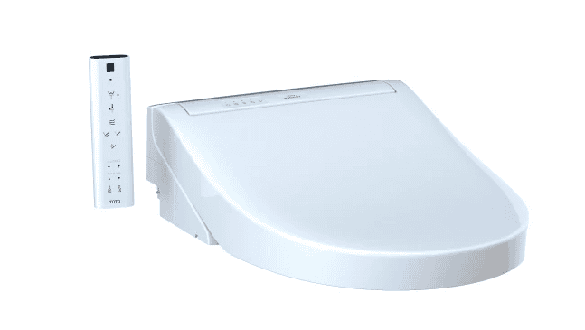 TOTO WASHLET C5 bidet seat installed style image