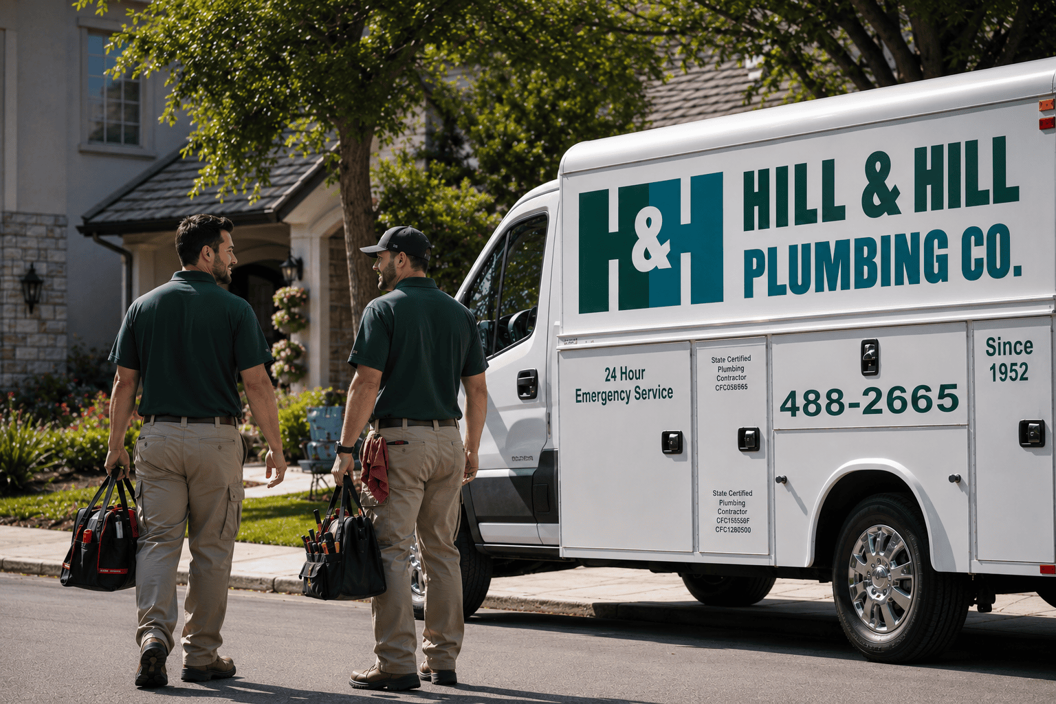 Hill & Hill Plumbing careers poster