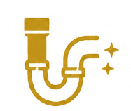 Drain cleaning service icon