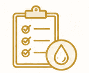 Water treatment recommend icon