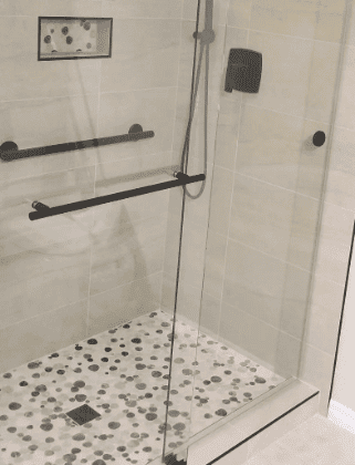 Island Walk Shower remodel project photo