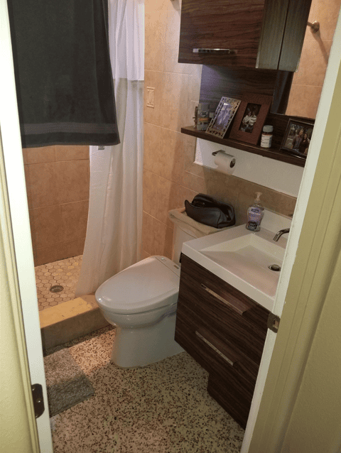 Small Cottage in Nokomis bathroom remodel before photo