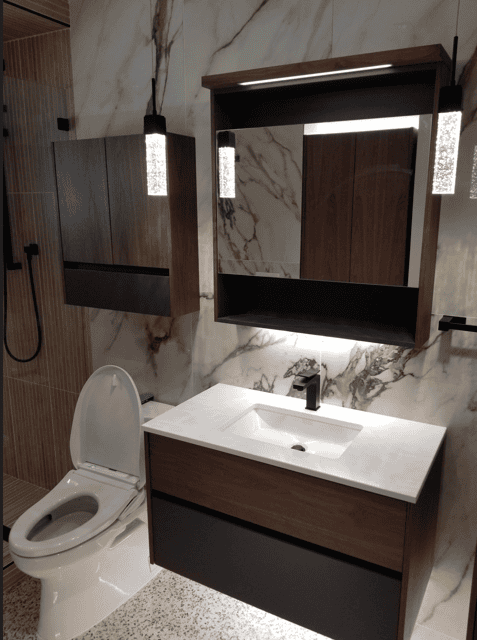 Small Cottage in Nokomis bathroom remodel after photo