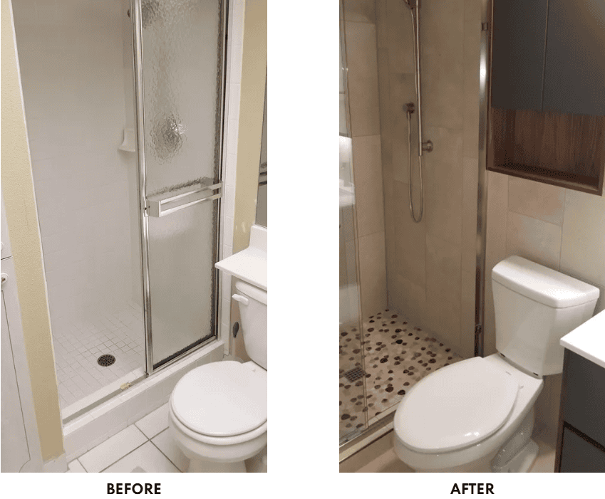 Gulf Shores Condo bathroom remodel gallery image